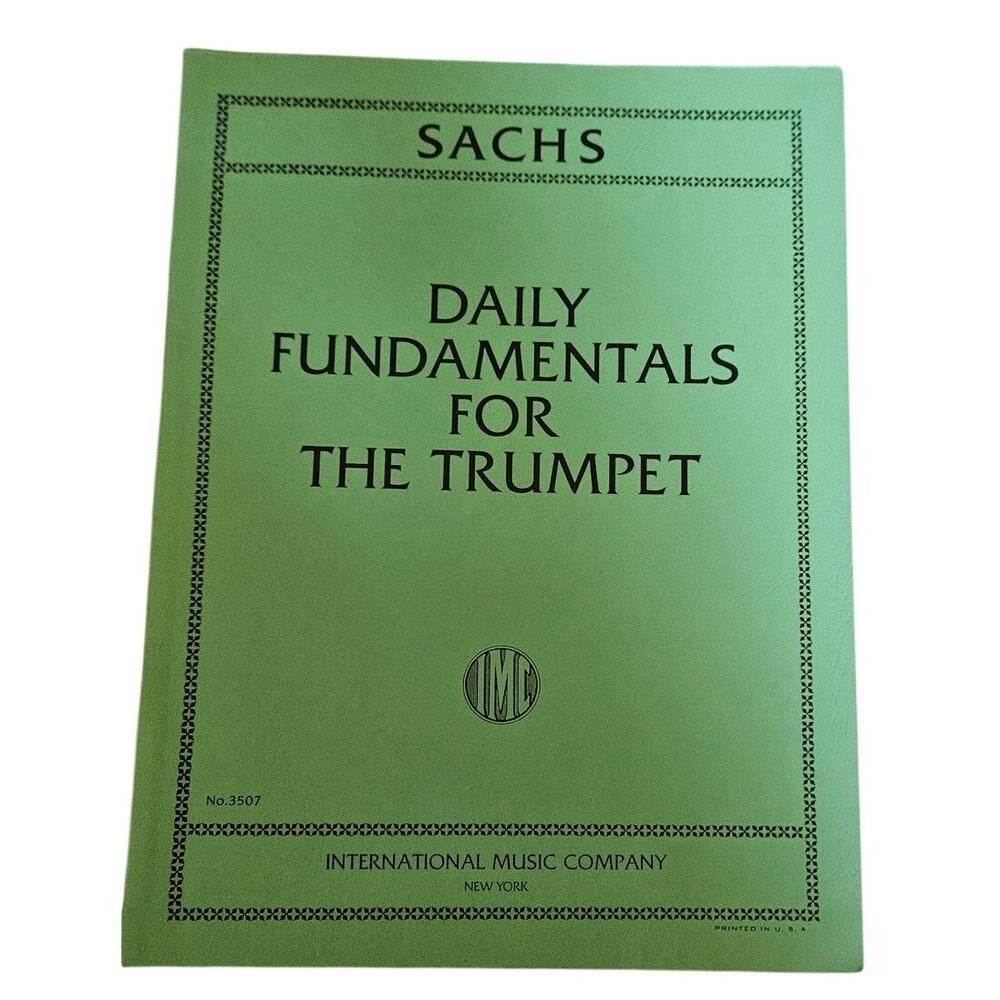 Sachs Daily Fundamentals for the Trumpet IMC No.3507 Sheet Music